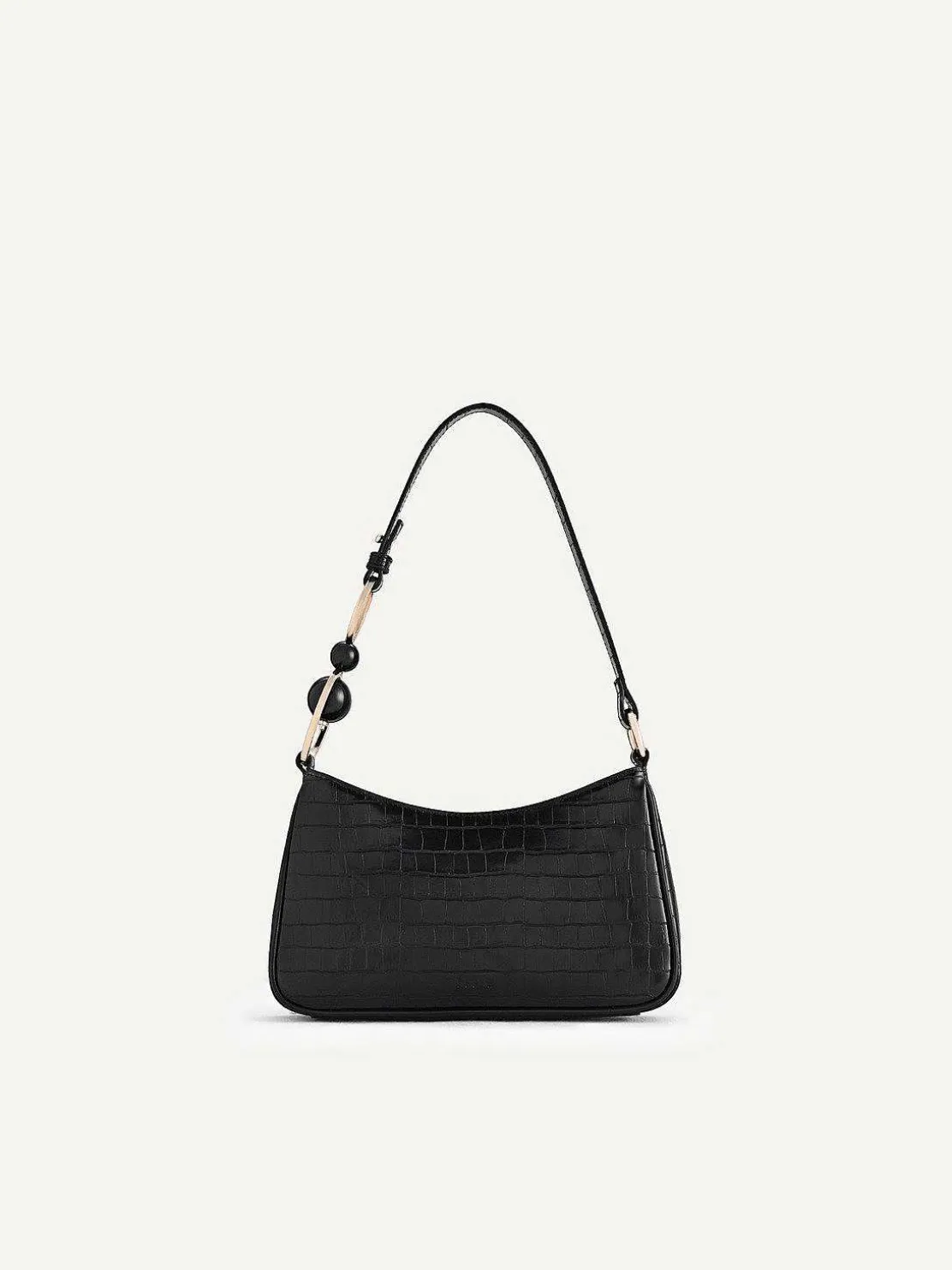 acrylic_embellished_croce_0-1.webp Acrylic Embellished Croc-Effect Embossed Shoulder Bag<PEDRO Sale