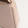 Acrylic Embellished Croc-Effect Embossed Shoulder Bag<PEDRO Shop