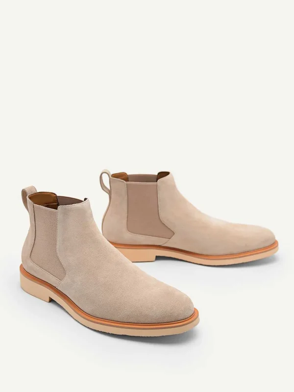 beige_leather_ankle_boots_3.webp Beige Leather Ankle Boots<PEDRO Clearance