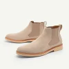 beige_leather_ankle_boots_5.webp Beige Leather Ankle Boots<PEDRO Clearance