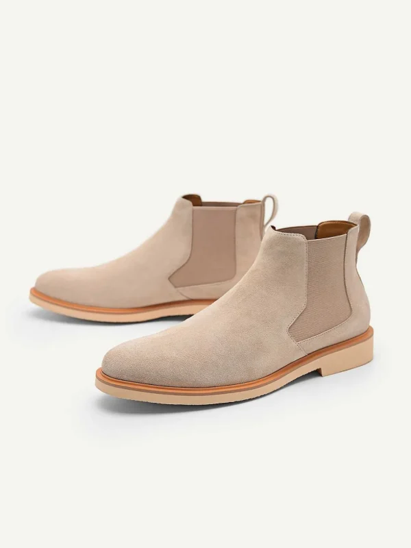 beige_leather_ankle_boots_5.webp Beige Leather Ankle Boots<PEDRO Clearance