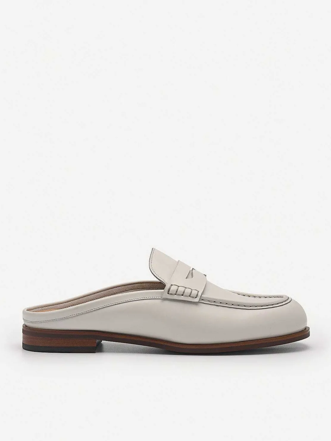 blake_leather_penny_loafe_0.webp Blake Leather Penny Loafer Mules<PEDRO Best Sale