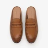 blake_leather_penny_loafe_2-1.webp Blake Leather Penny Loafer Mules<PEDRO Store