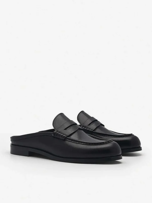 Blake Leather Penny Loafer Mules<PEDRO Shop