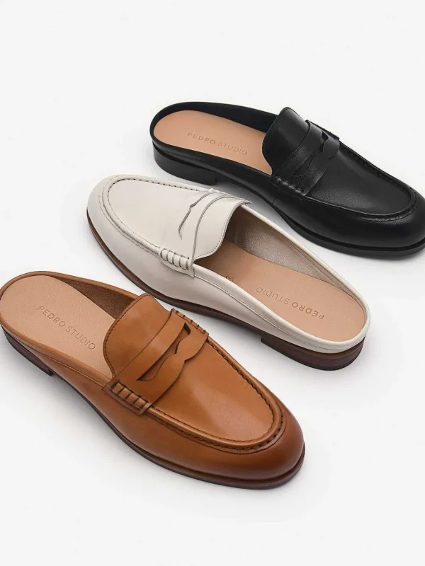 blake_leather_penny_loafe_4-1.webp Blake Leather Penny Loafer Mules<PEDRO Store