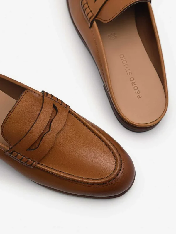 blake_leather_penny_loafe_5-1.webp Blake Leather Penny Loafer Mules<PEDRO Store