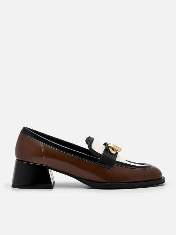 Brie Leather Heel Loafers<PEDRO Clearance