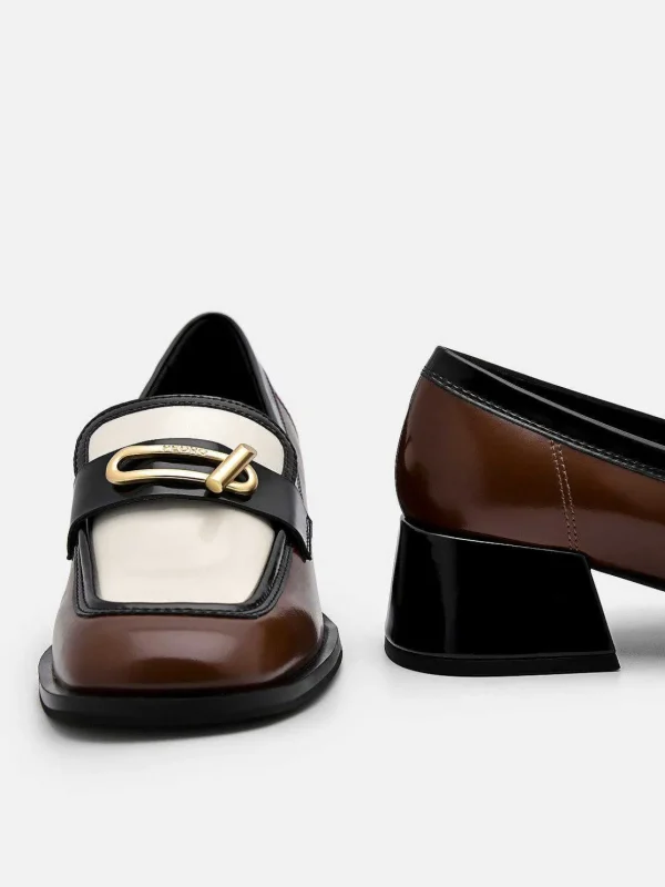 Brie Leather Heel Loafers<PEDRO Clearance