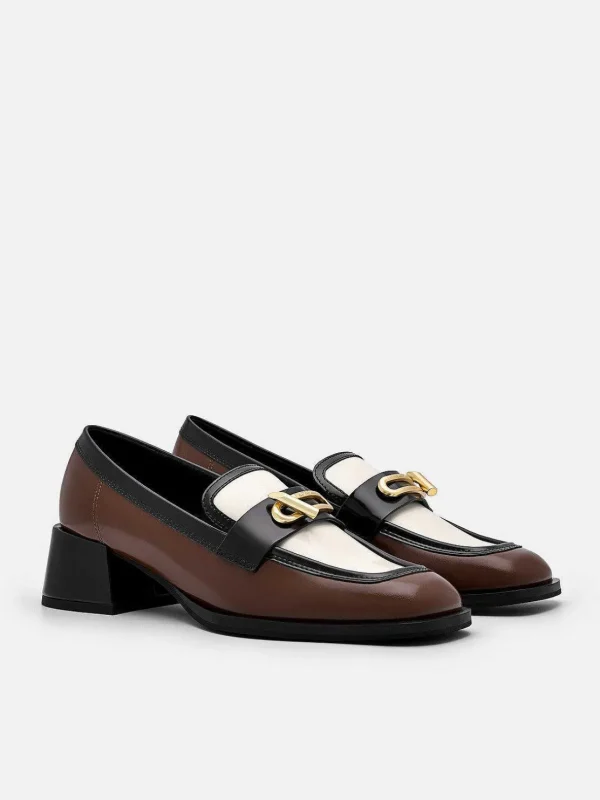 Brie Leather Heel Loafers<PEDRO Clearance