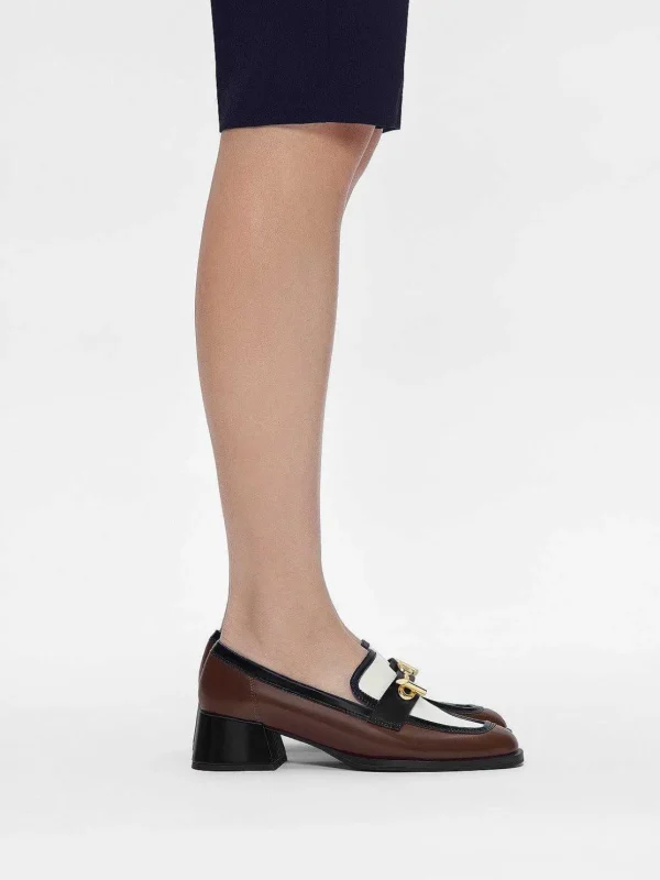 Brie Leather Heel Loafers<PEDRO Clearance