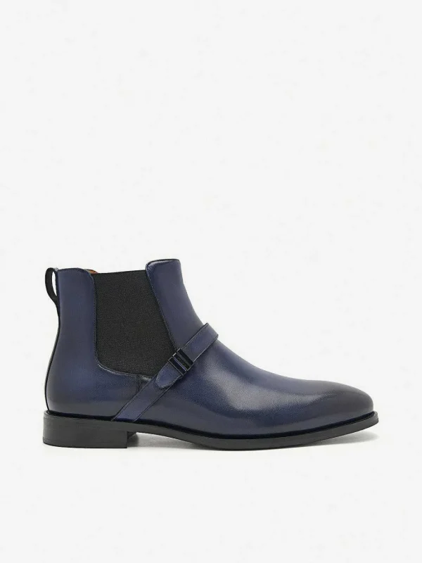 Brooklyn Leather Strapped Boots<PEDRO Hot