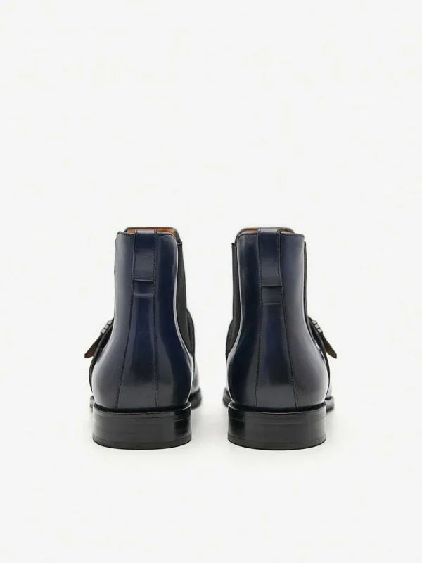 Brooklyn Leather Strapped Boots<PEDRO Hot