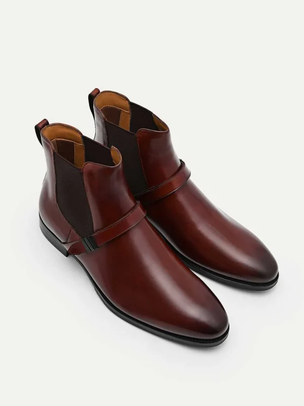 brooklyn_leather_strapped_2.webp Brooklyn Leather Strapped Boots<PEDRO Sale