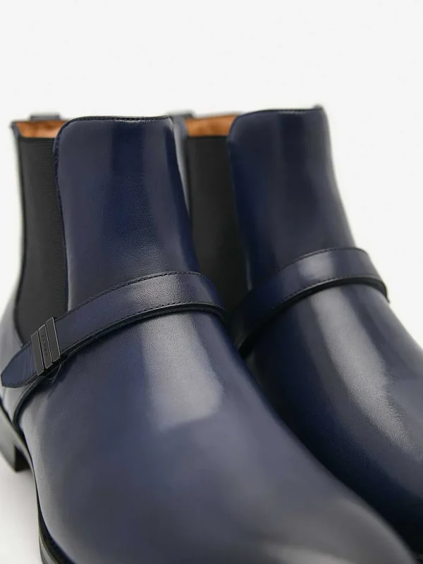 Brooklyn Leather Strapped Boots<PEDRO Hot