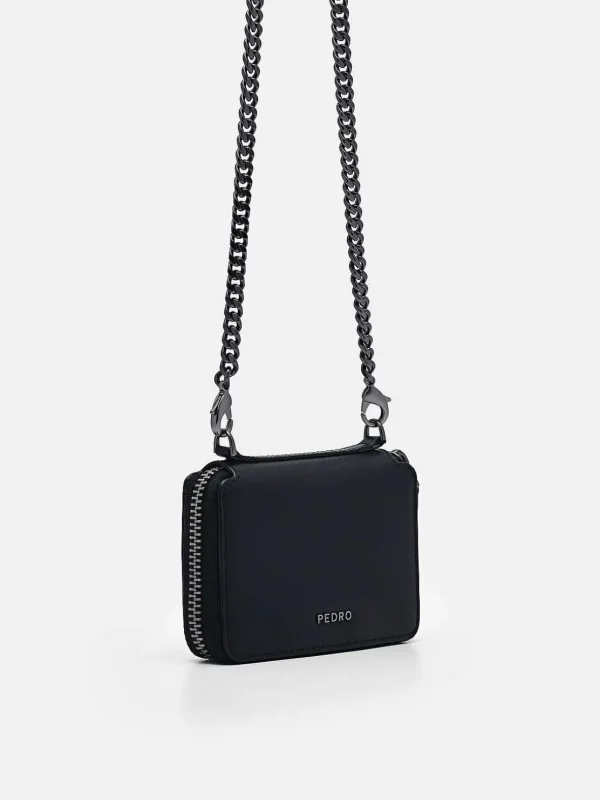 Chain Leather Wallet<PEDRO Fashion