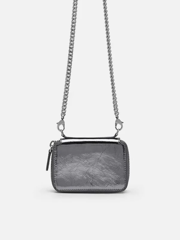 Chain Leather Wallet<PEDRO Cheap