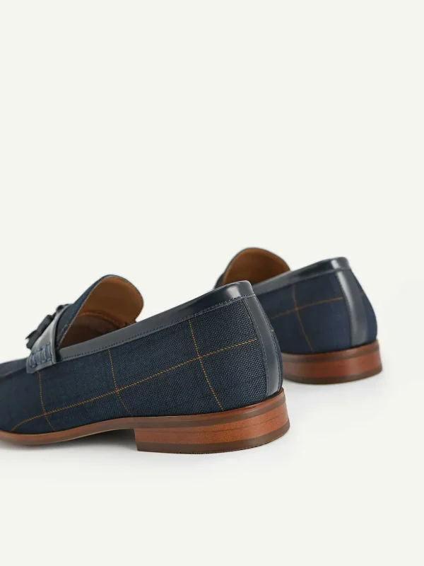 Checkered Tasselled Loafers<PEDRO Clearance