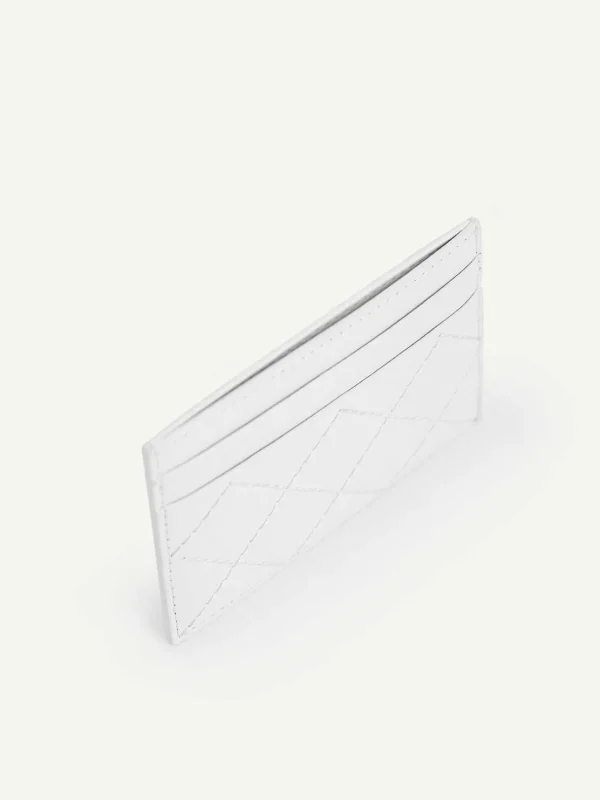 Cris-Cross Pattern Leather Cardholder<PEDRO Best