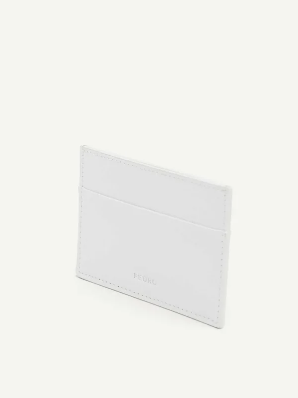 Cris-Cross Pattern Leather Cardholder<PEDRO Best