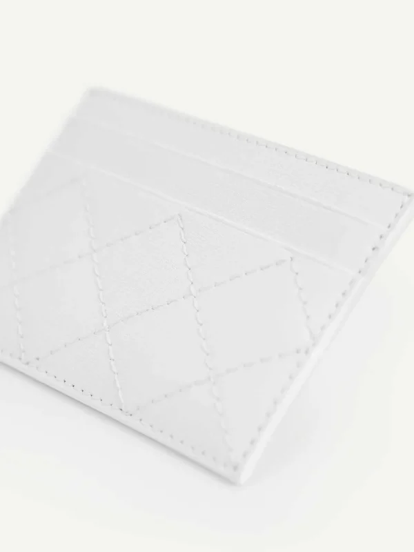 Cris-Cross Pattern Leather Cardholder<PEDRO Best