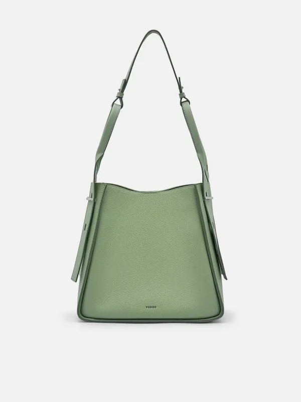 Demi Leather Hobo Bag<PEDRO Store