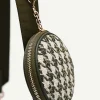 Dilone Houndstooth Double Flap Shoulder Bag<PEDRO Sale