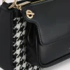 dilone_houndstooth_double_4-2.webp Dilone Houndstooth Double Flap Shoulder Bag<PEDRO Hot