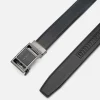 Embossed Leather Automatic Belt<PEDRO Fashion