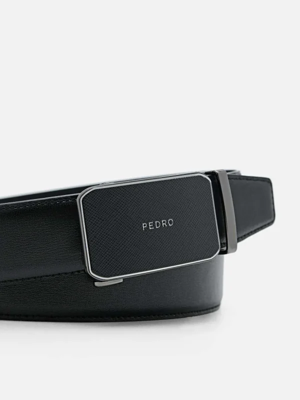 Embossed Leather Automatic Belt<PEDRO Cheap