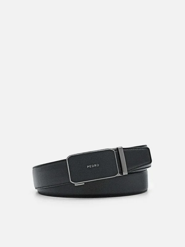Embossed Leather Automatic Belt<PEDRO Cheap
