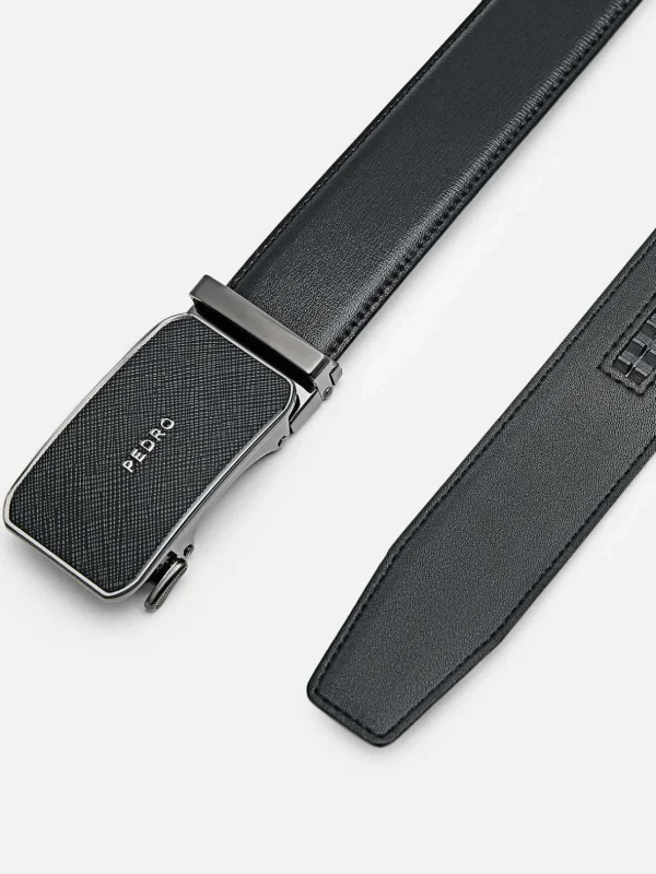 Embossed Leather Automatic Belt<PEDRO Cheap