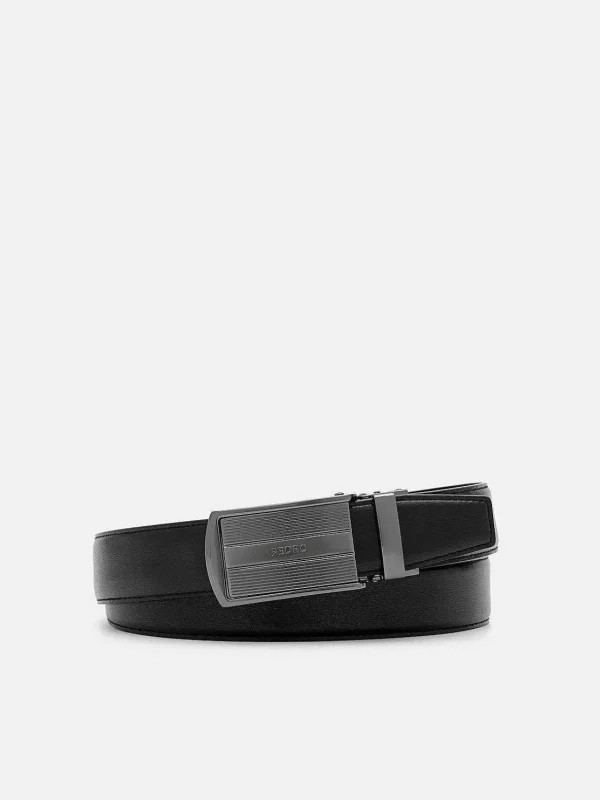 Embossed Leather Automatic Belt<PEDRO Hot