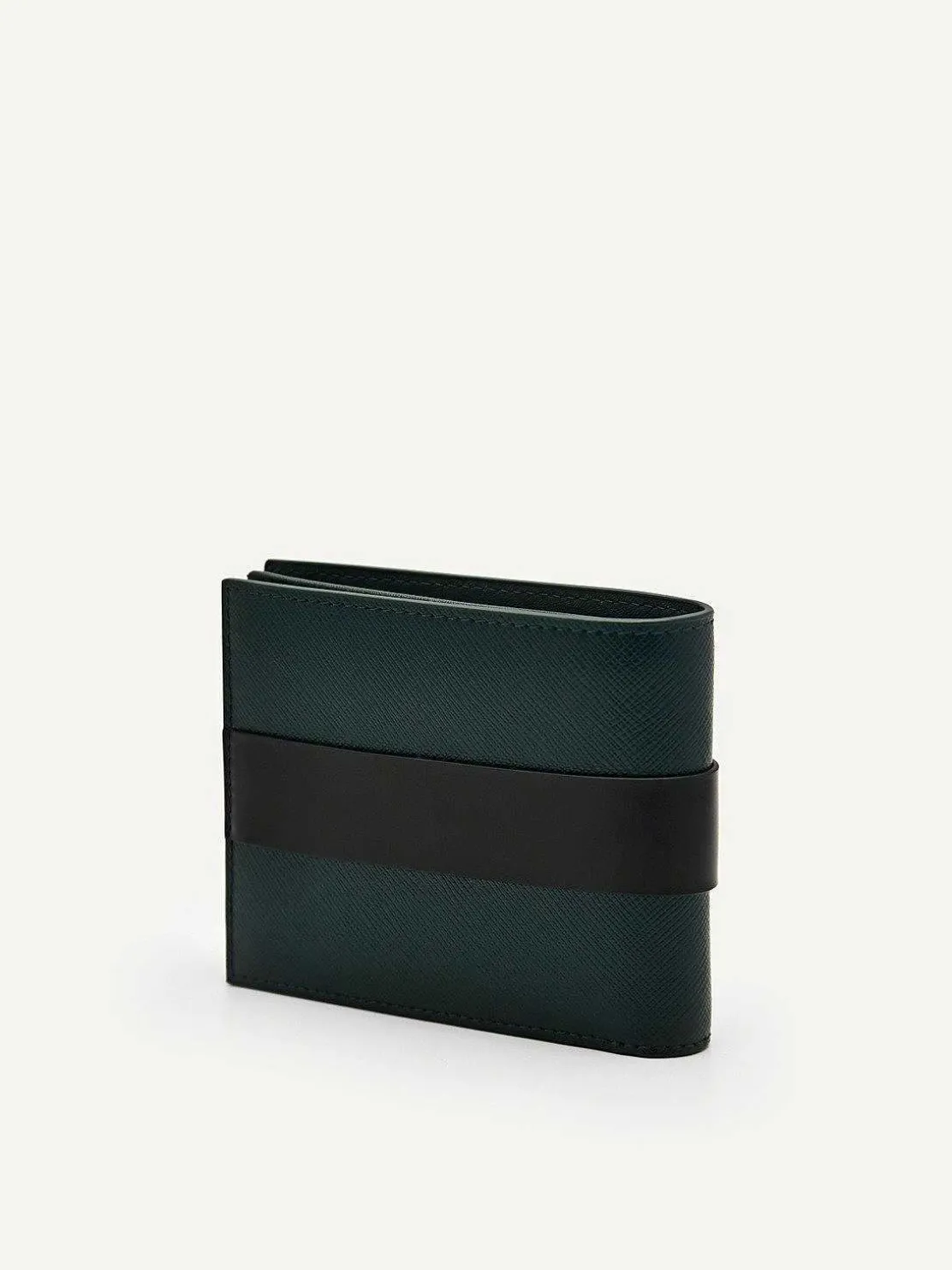 embossed_leather_bifold_f_0-1.webp Embossed Leather Bi-Fold Flip Wallet<PEDRO Best Sale
