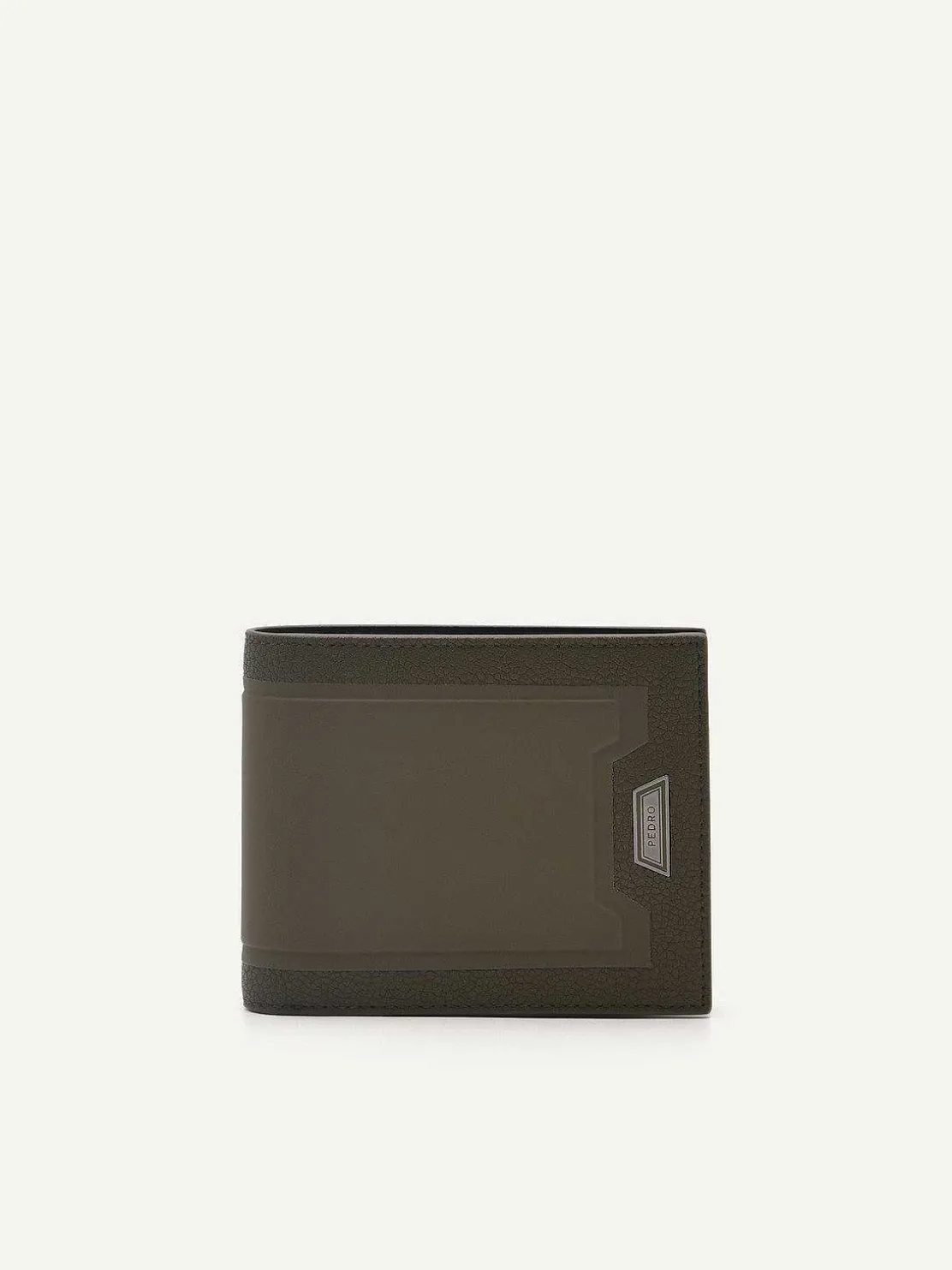 embossed_leather_bifold_f_0.webp Embossed Leather Bi-Fold Flip Wallet<PEDRO Fashion