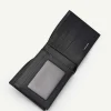 Embossed Leather Bi-Fold Flip Wallet<PEDRO Fashion