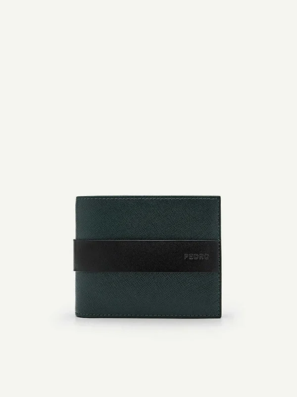 embossed_leather_bifold_f_2-1.webp Embossed Leather Bi-Fold Flip Wallet<PEDRO Best Sale