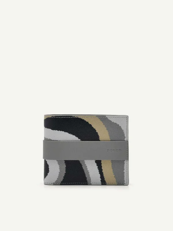 embossed_leather_bifold_f_2-2.webp Embossed Leather Bi-Fold Flip Wallet<PEDRO Hot