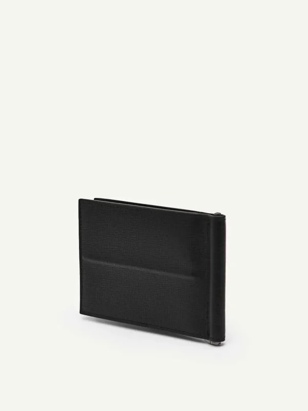 Embossed Leather Bi-Fold Money Clip<PEDRO Cheap
