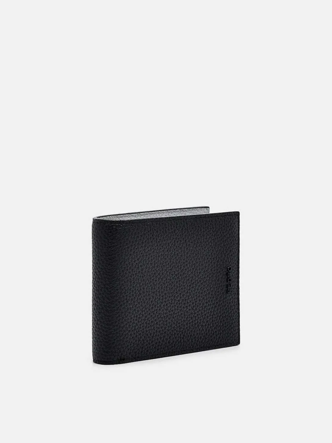 embossed_leather_bifold_w_0-1.webp Embossed Leather Bi-Fold Wallet With Coin Pouch<PEDRO Sale