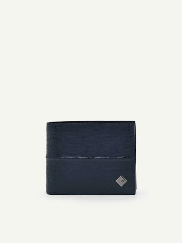 Embossed Leather Bi-Fold Wallet With Insert<PEDRO Store
