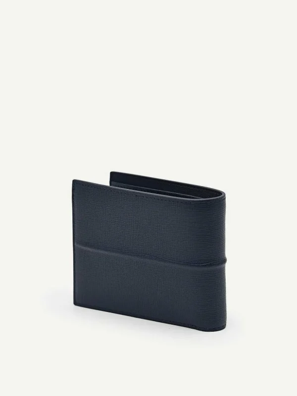 Embossed Leather Bi-Fold Wallet With Insert<PEDRO Store