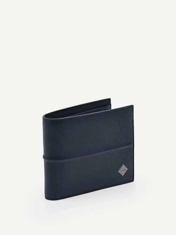 Embossed Leather Bi-Fold Wallet With Insert<PEDRO Store