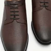 Embossed Leather Derby Shoes<PEDRO Outlet