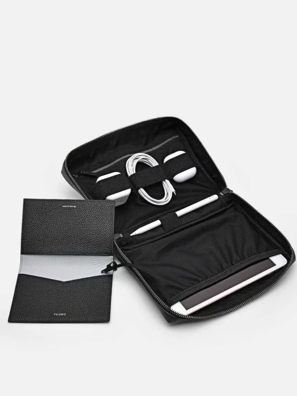 Embossed Leather Pouch<PEDRO New