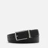Embossed Leather Reversible Pin Belt<PEDRO Shop