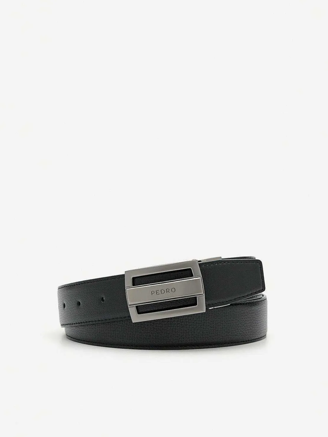 Embossed Leather Reversible Tang Belt<PEDRO Online