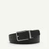 Embossed Leather Reversible Pin Belt<PEDRO Shop