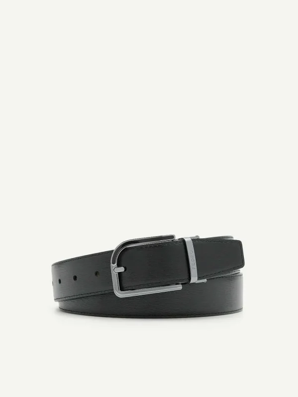 embossed_leather_reversib_0-6.webp Embossed Leather Reversible Pin Belt<PEDRO Sale