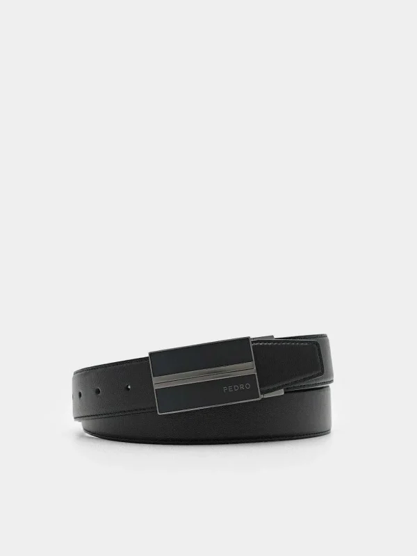 embossed_leather_reversib_0-7.webp Embossed Leather Reversible Tang Belt<PEDRO Outlet