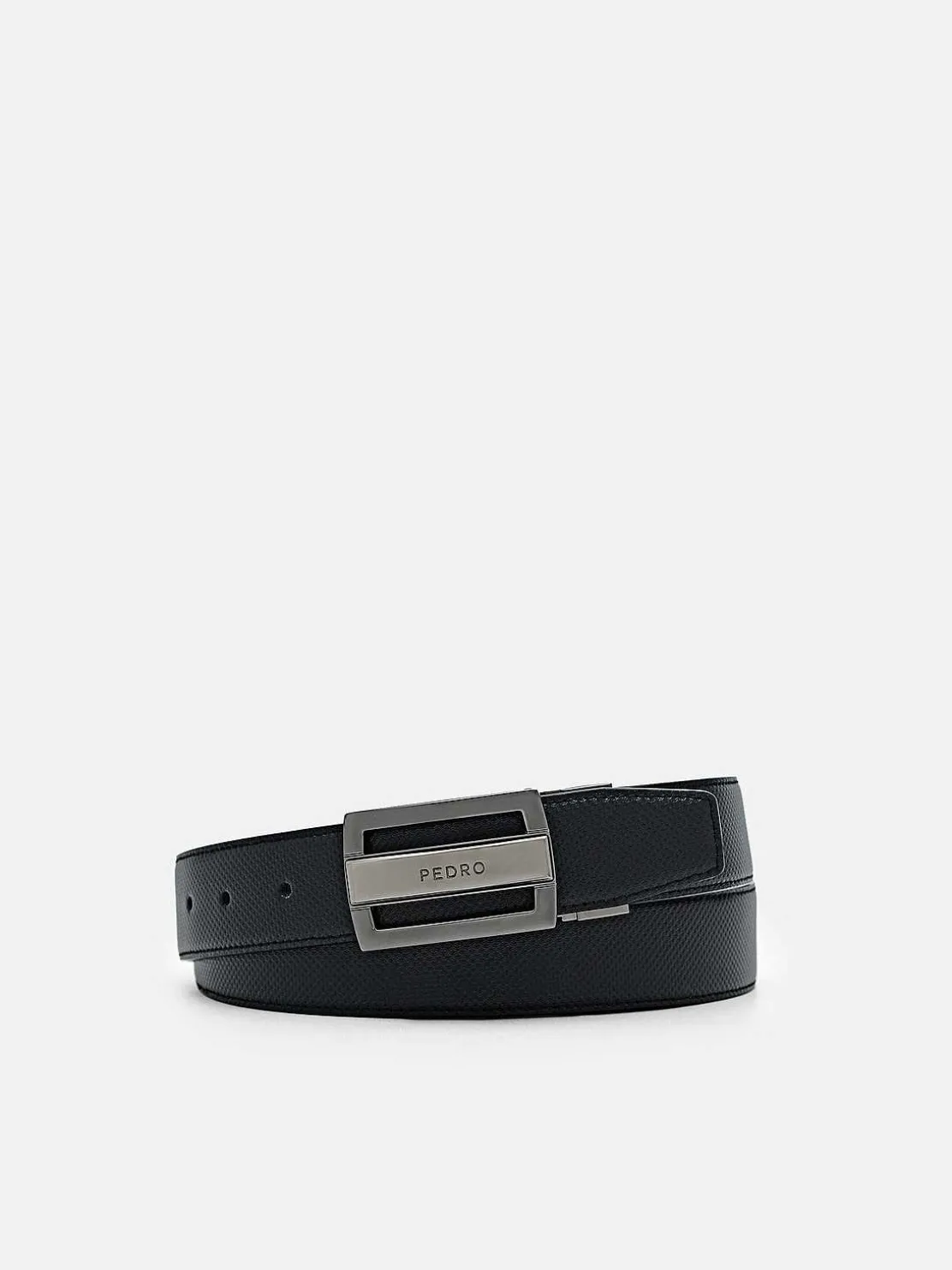 Embossed Leather Reversible Tang Belt<PEDRO Online